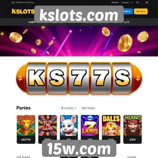 Avaliação da interface do usuário do kslots.com